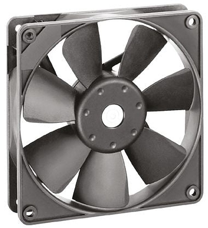ebm-papst 4400 F Series Axial Fan, 12V dc, 114 m³/h, 2 W 119 mm 119mm 25 mm