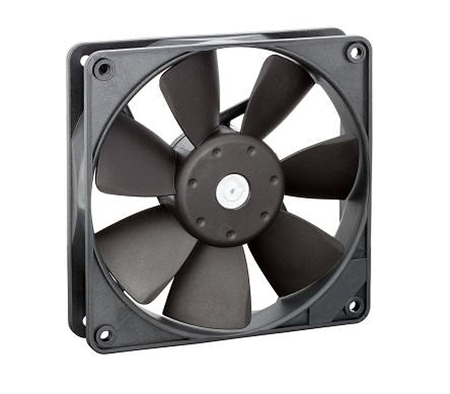 ebm-papst 4400 F Series Axial Fan, 12V dc, 137 m³/h, 3.4 W, 0.12 A Max, IP20 119 mm 25.4mm 25.4 mm