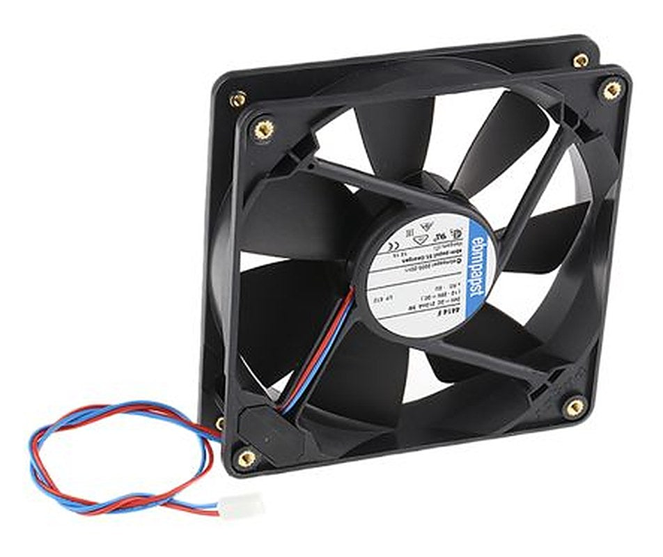 ebm-papst 4400 F Series Axial Fan, 24V dc, 170 m³/h, 5 W, IP20 119 mm 25mm 25 mm