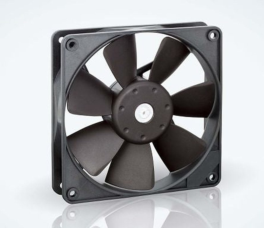 ebm-papst 4400 F Series Axial Fan, 24V dc, 140 m³/h, 3.2 W, 130 mA Max, IP20 119 mm 119mm 25 mm