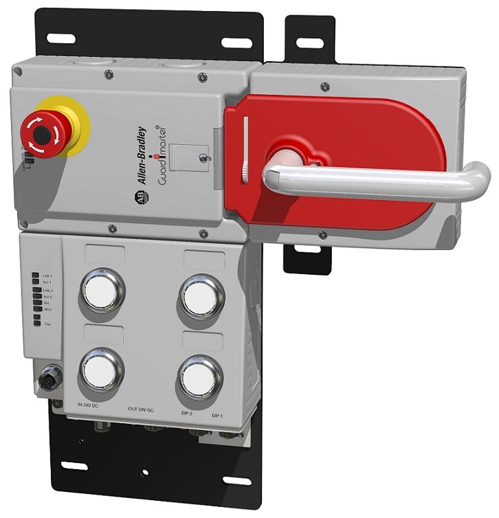 Lock Module, 442G Access Box, Power to Release, Unique Code, M23 Connector, Right-hand Guard, 1 Push button