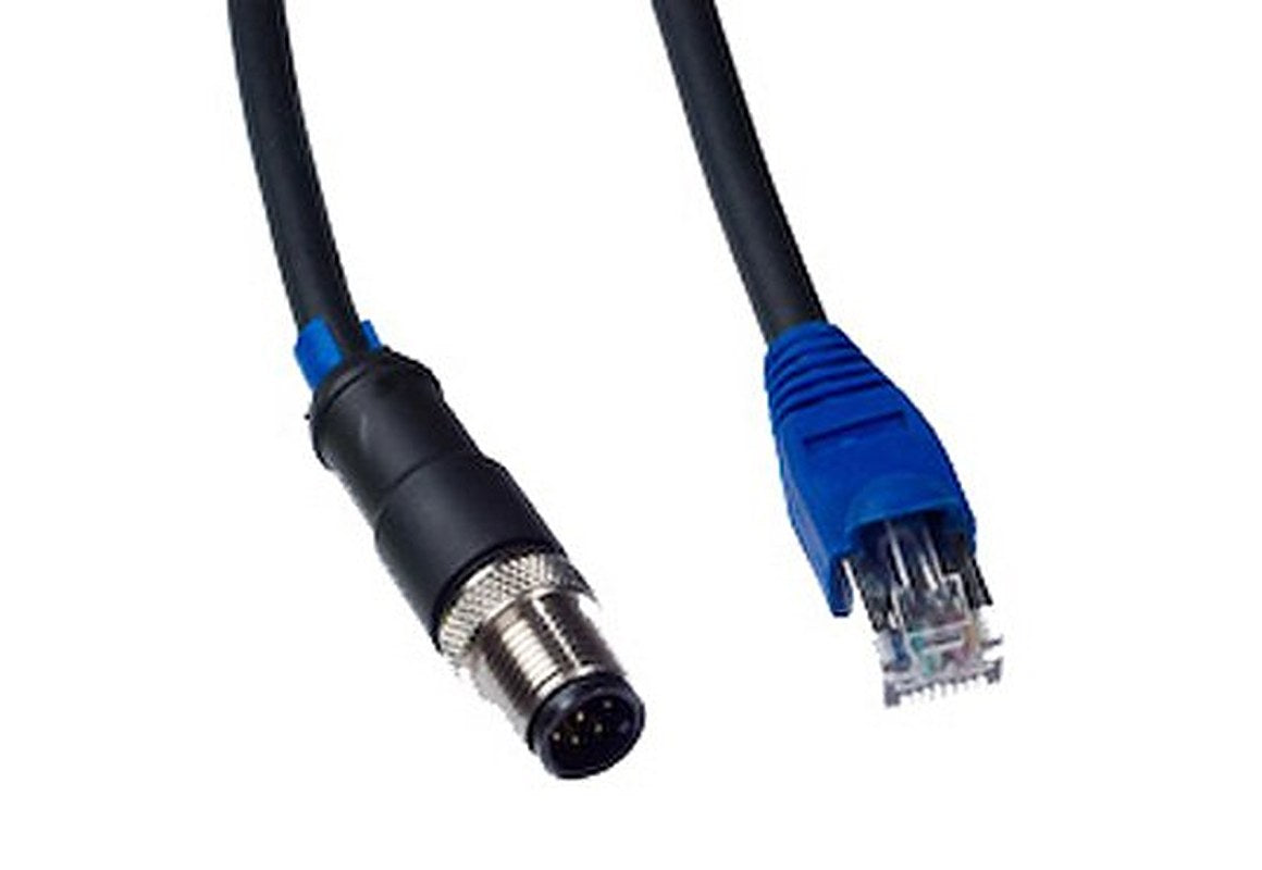 M12 to RJ45, 0.3 meter
