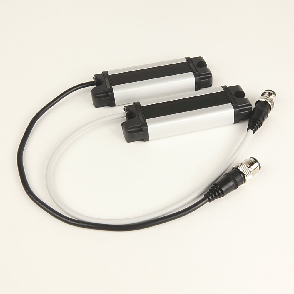 PHOTOSWITCH Photoelectric Sensor, 45AST Area Array, Sensing Height 50mm (2in), Source (PNP), 4-pin DC Micro QD on 152mm (6in) pigtail