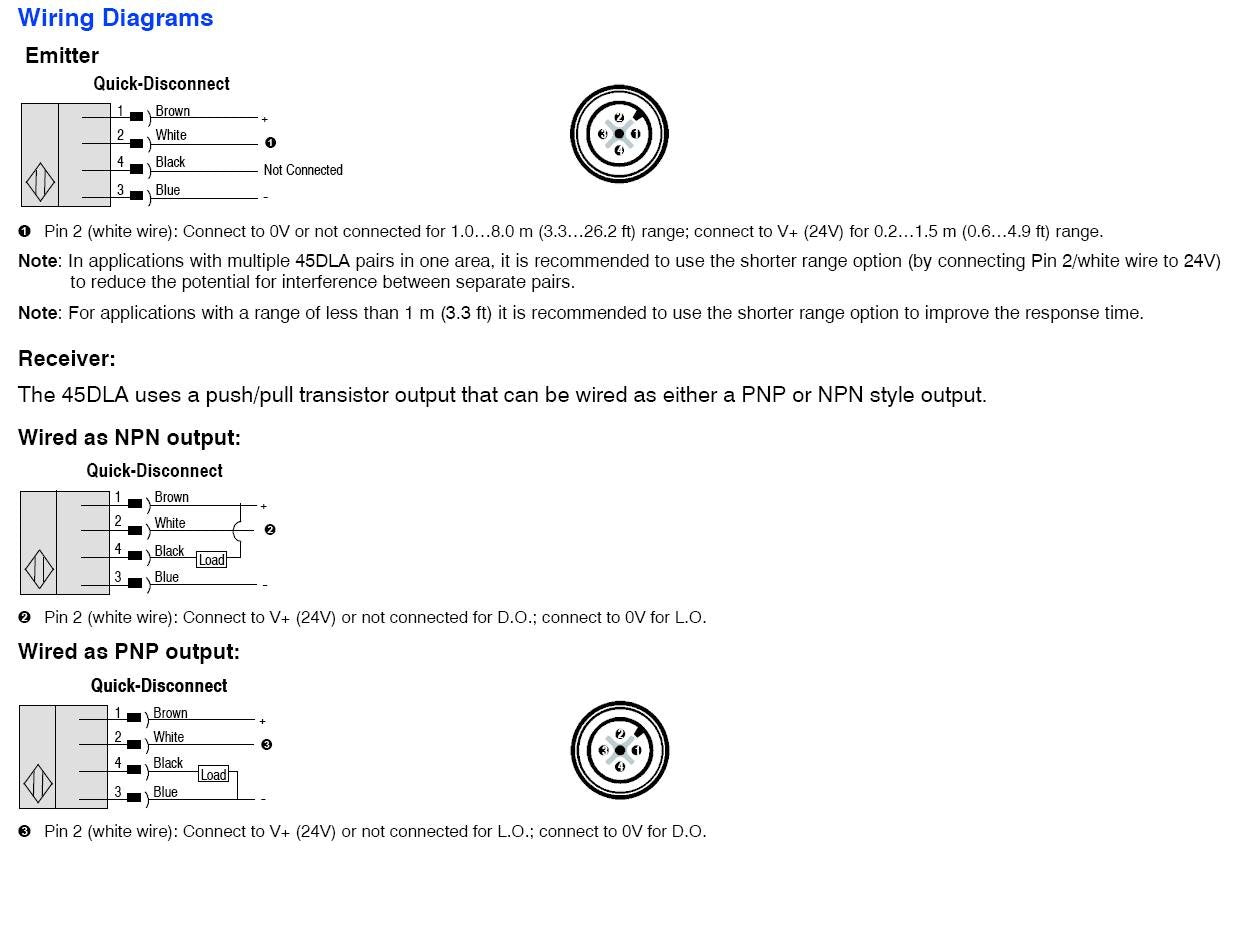 45DLA TB Pair, 560mm sensing height