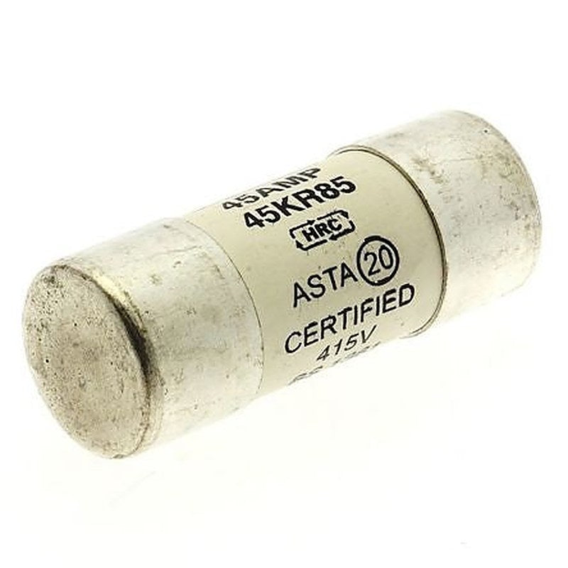 Eaton 45A Ceramic Cartridge Fuse, 23 x 57 mm