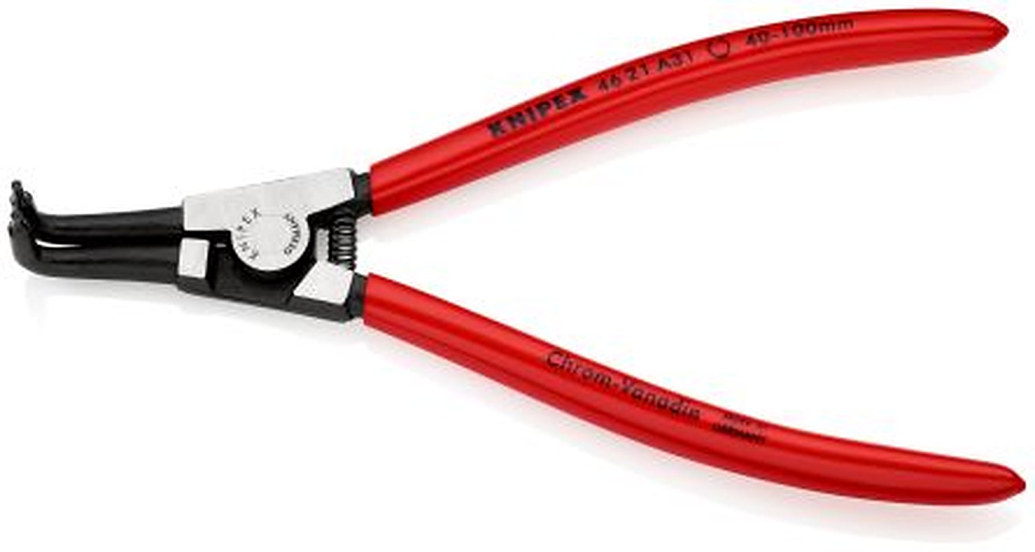 Knipex 46 21 A31 1-Piece Circlip Plier, 200mm Overall