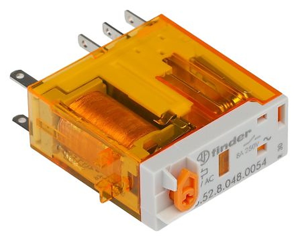 Finder Non-Latching Relay, 48V ac Coil, 8A Switching Current, SPDT