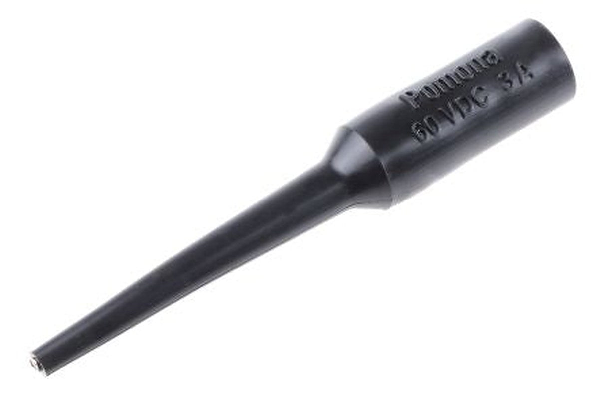 Fluke Black Test Connector Adapter With Brass, Copper contacts and Nickel, Gold Plated