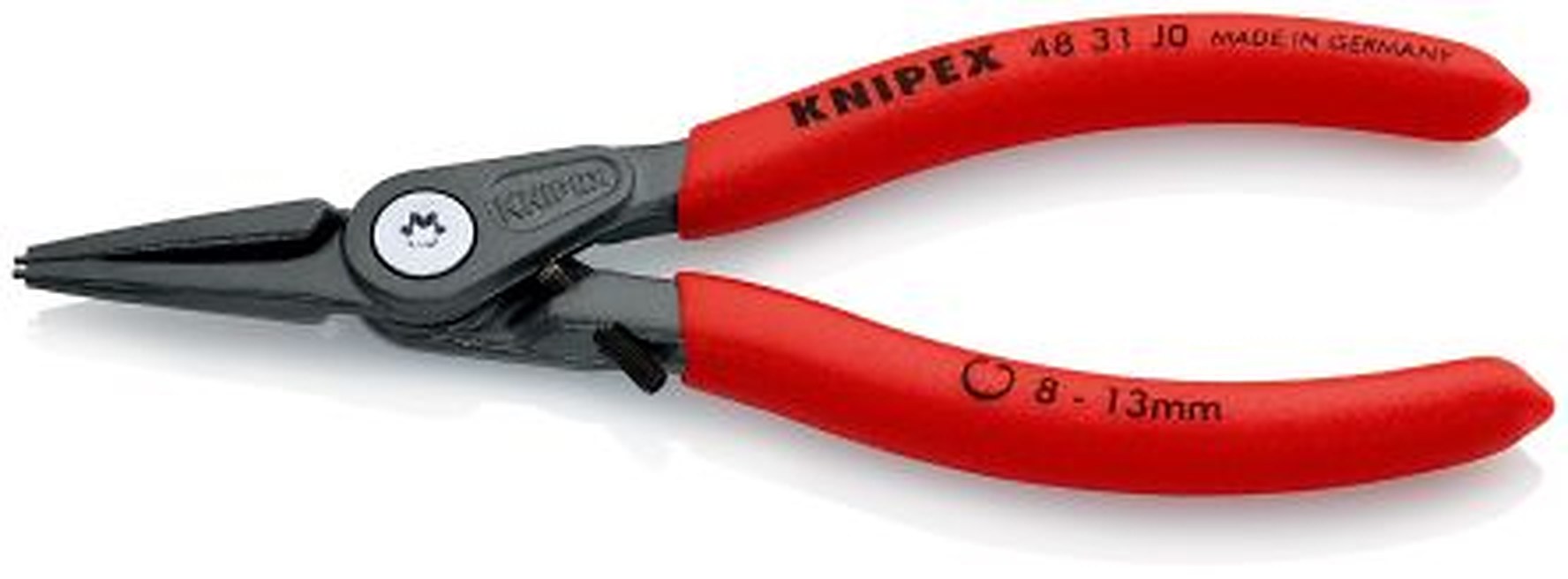 Knipex 48 31 J0 1-Piece Circlip Plier, 140mm Overall