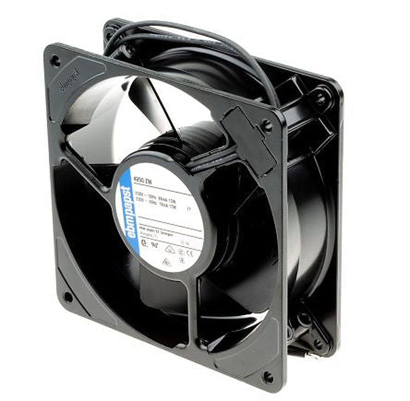 ebm-papst 4000 Z Series Axial Fan, 230V ac, 98 m³/h, 13 W, IP20 119 mm, 119mm, 38 mm