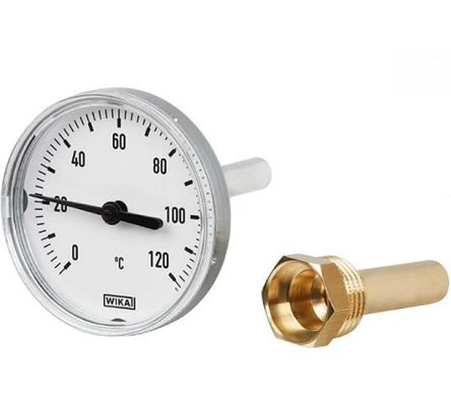 WIKA Dial Thermometer 120 °C, 48777789