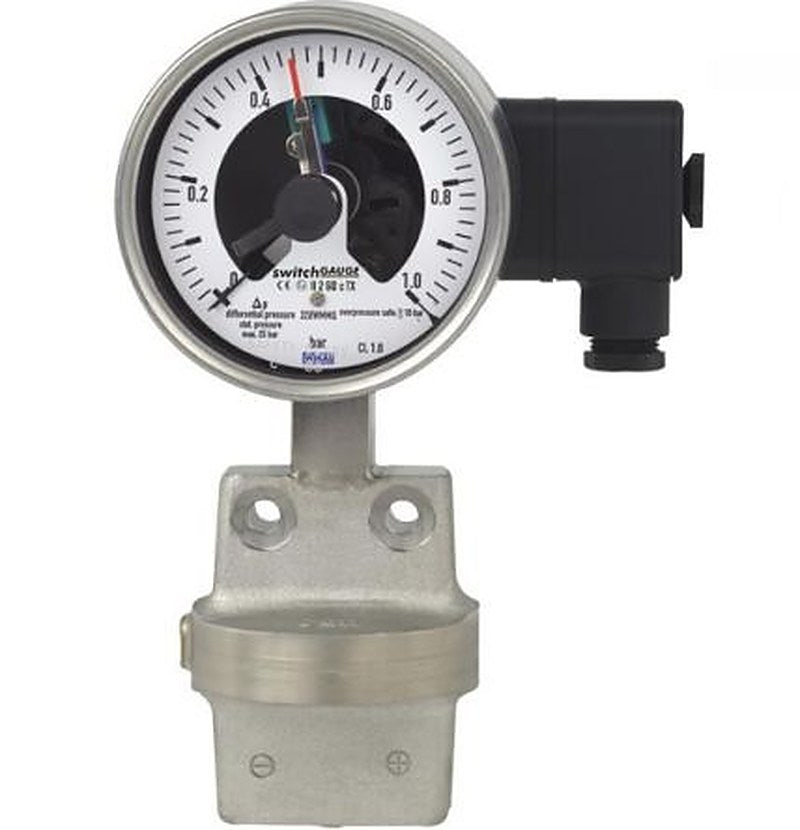 WIKA G 1/4 Pressure Gauge, 100 mm, 2.5 bar