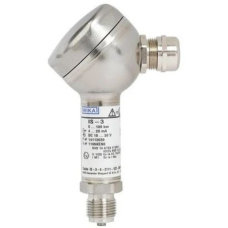 WIKA IS-3 Series Pressure Sensor 0 bar 400 bar, Vacuum, Gauge, Absolute Reading