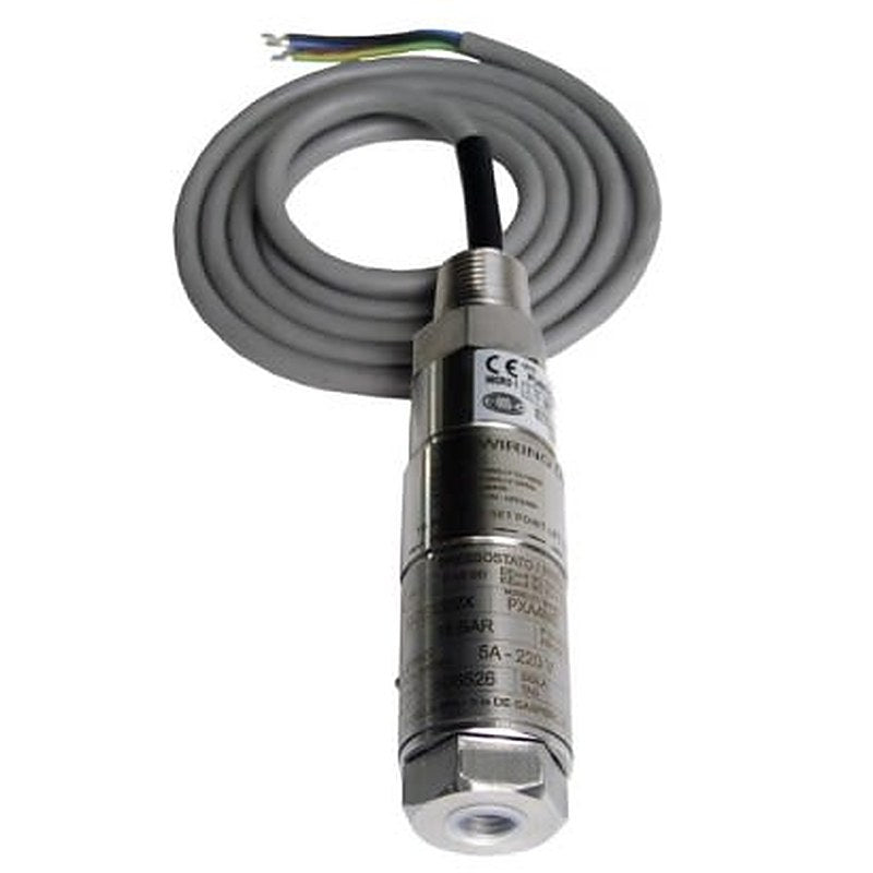 WIKA PXA Series Pressure Sensor, SPDT Output 14 bar 60 bar, Gauge Reading