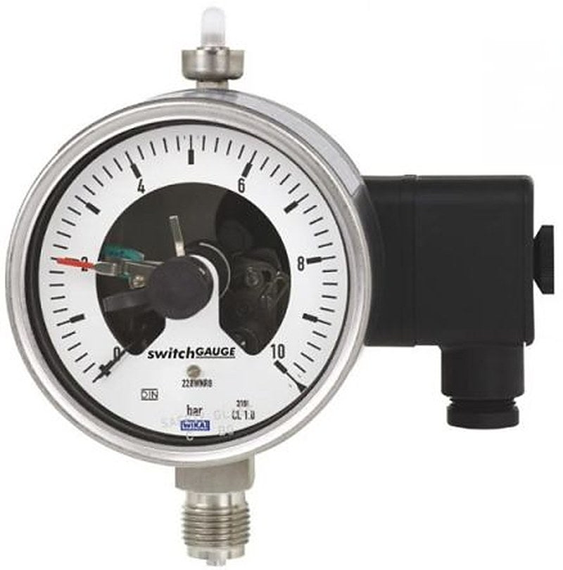 WIKA G 1/2 Threaded Pressure Gauge, 100 mm, 10 bar