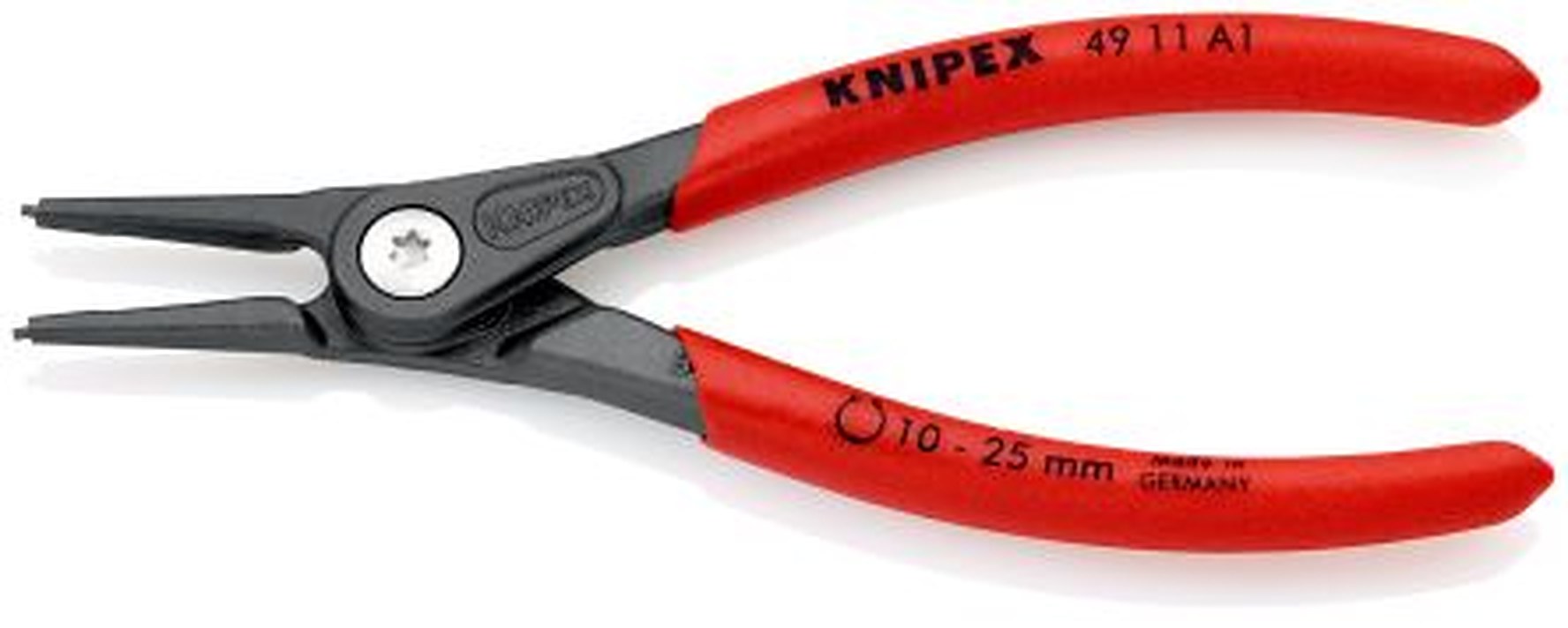 Knipex 1-Piece Circlip Plier, 140mm Overall Straight