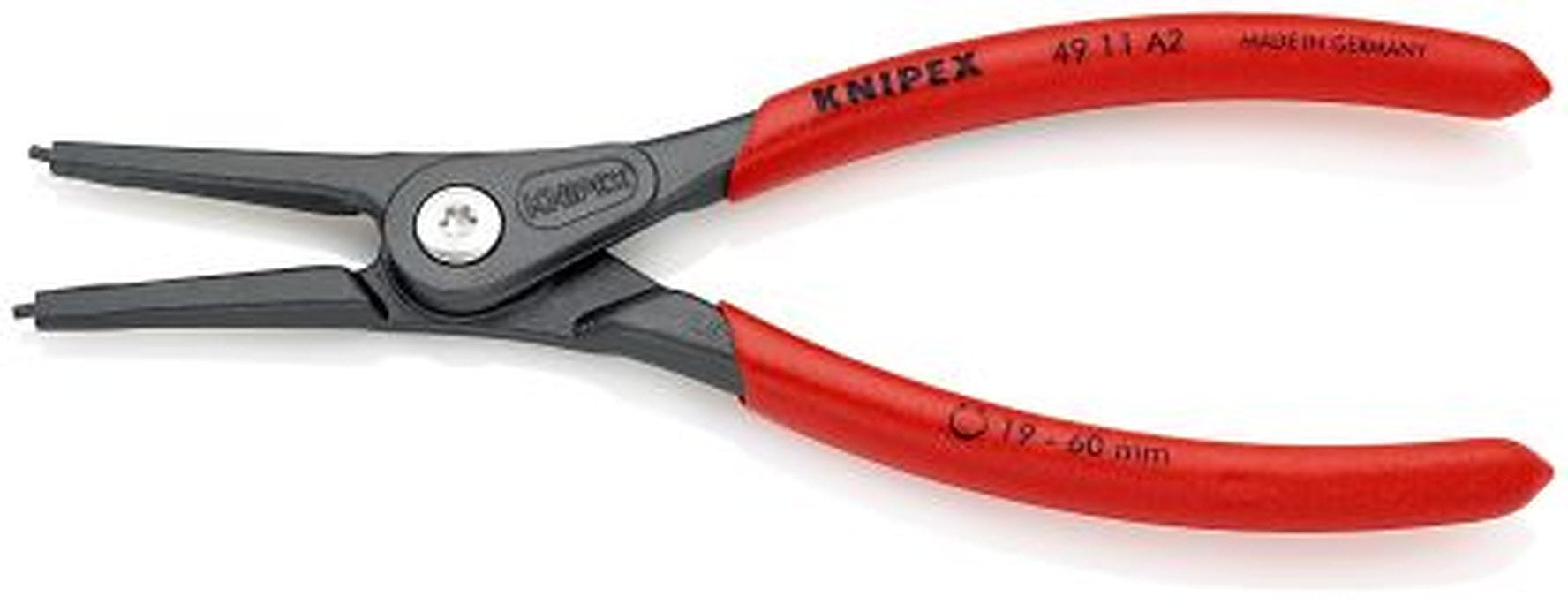 Knipex 1-Piece Circlip Plier, 180mm Overall External ESD Safe