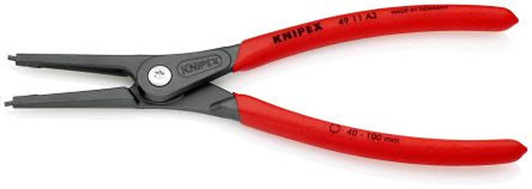 Knipex 1-Piece Circlip Plier, 225mm Overall