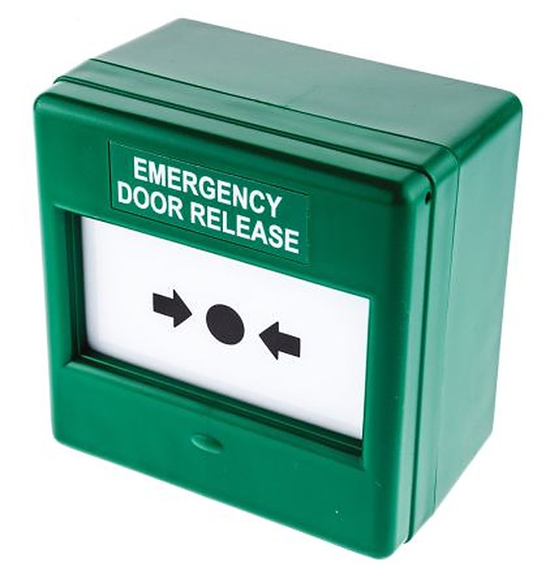 Eaton Green Break Glass Call Point, Break Glass Operated, Indoor Resettable, Mains-Powered