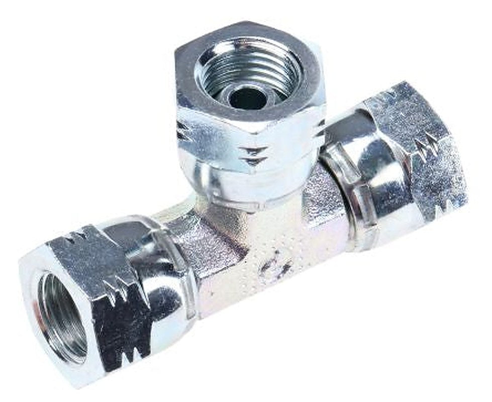 Parker 4J6MK4S Elbow Fitting Female G, Steel, 0.25 in Hose ID