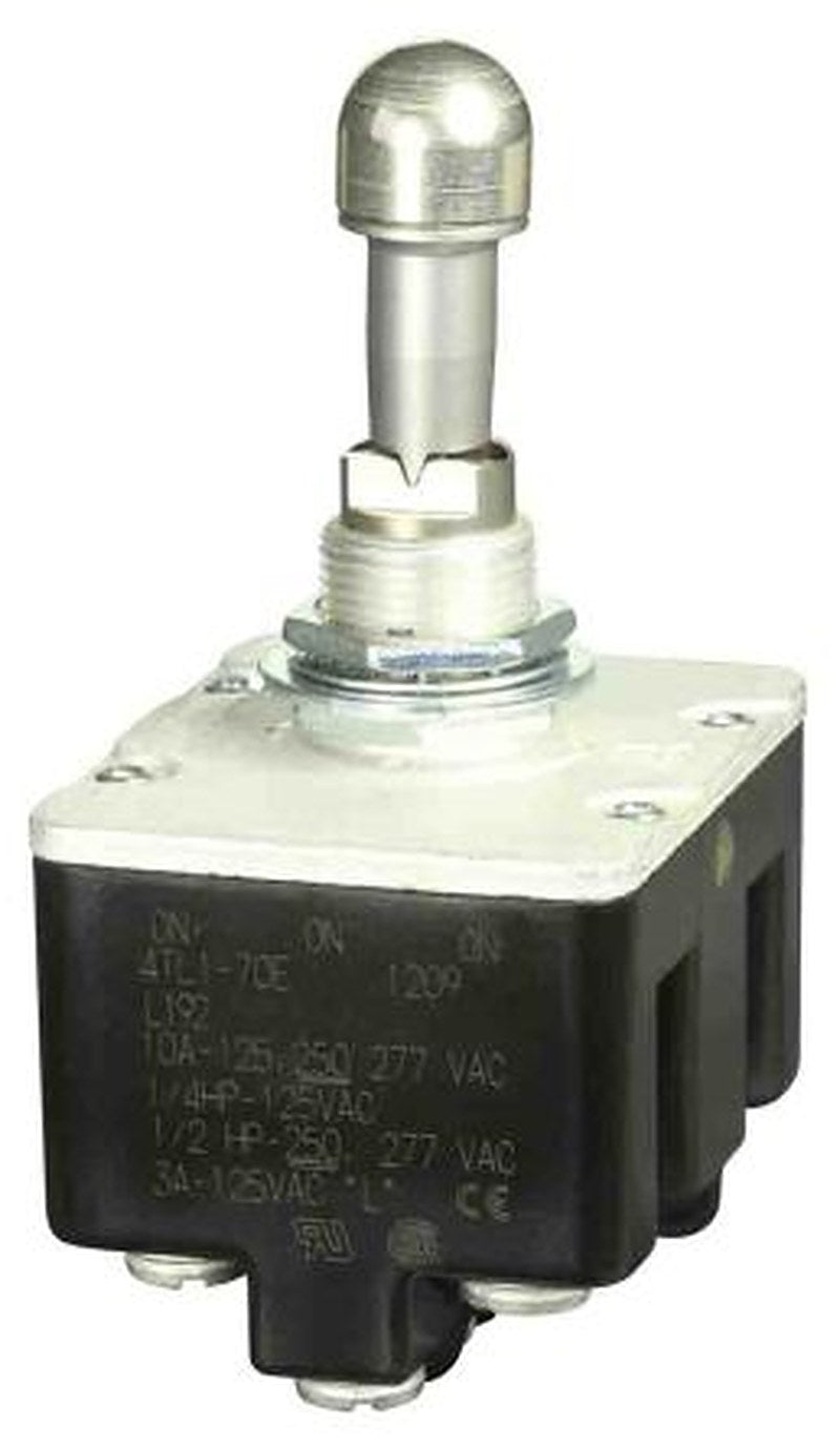 Honeywell Toggle Switch, Bushing Mount, On-On-On, 4PDT, Screw Terminal, 28 V dc, 125 V ac