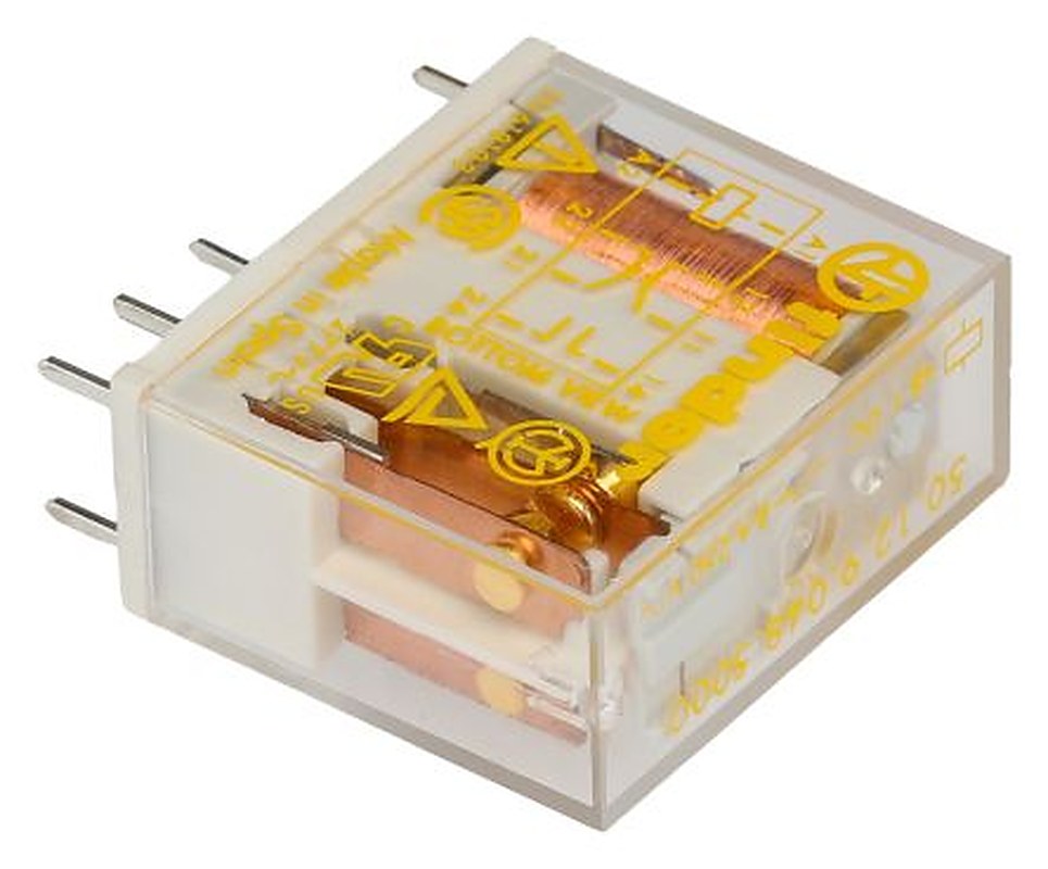 Finder PCB Force Guided Relay, 48V dc Coil Voltage, 2-Pole, DPDT