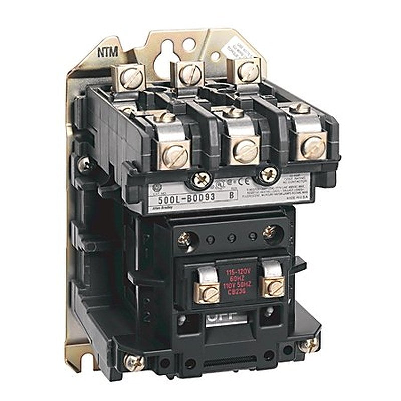 500L NEMA Top Wiring Electically Held Lighting Contactor, NEMA 5, Open, 115-120V 60Hz, 3 Power Poles ,300A , 115-120V 60Hz , ,