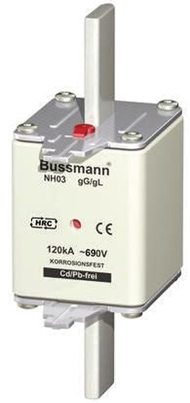 Eaton 500A Centred Tag Fuse NH3 690V ac