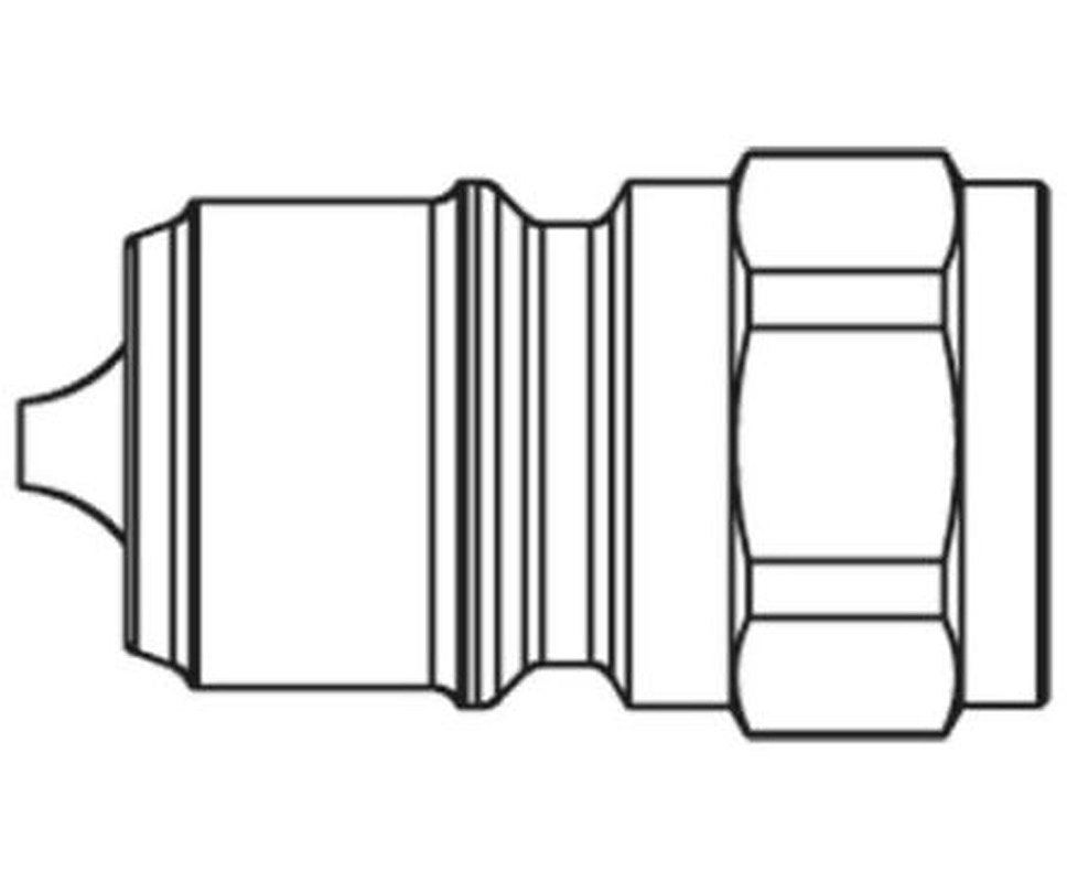 Parker Brass, Steel Hydraulic Quick Connect Coupling Female G 1/2 in, 450 bar