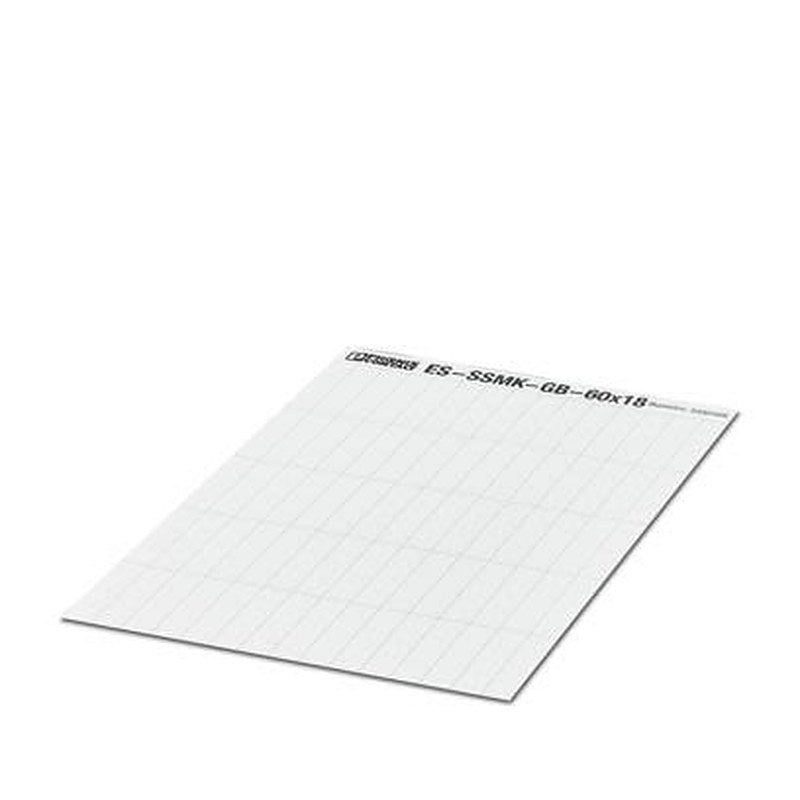 Phoenix Contact, AP-ES Cardboard Insert Strip for use with Terminal Block