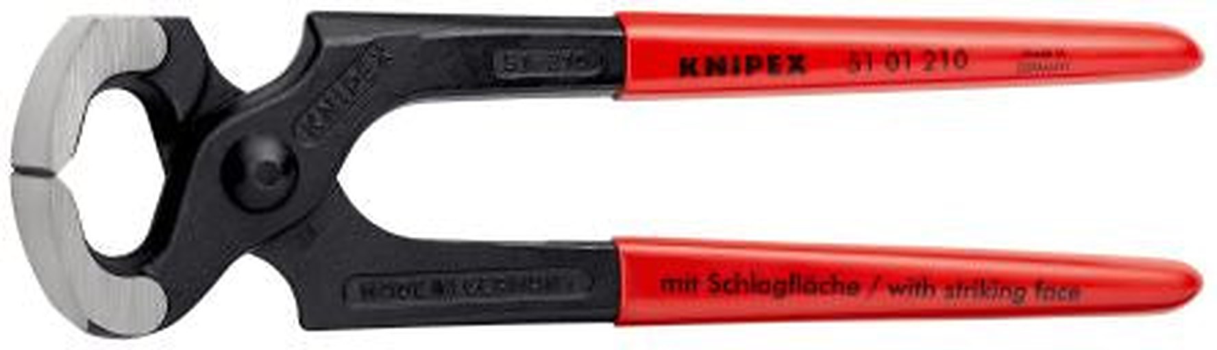 Knipex 210mm Carpenter Hammer Pincers 2.2 mm