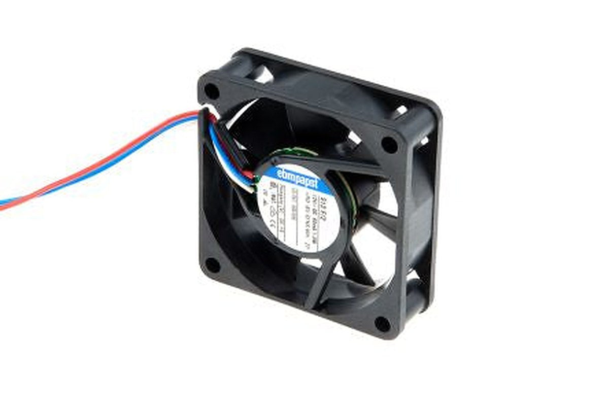 ebm-papst 500 F Series Axial Fan, 12V dc, 20 m³/h, 800 mW 50 mm 15mm 15 mm