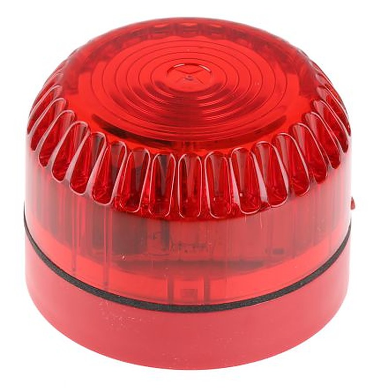 Eaton Fulleon, Solex Series Red Flashing Beacon 60V dc, Xenon Bulb Surface, IP65, IP21