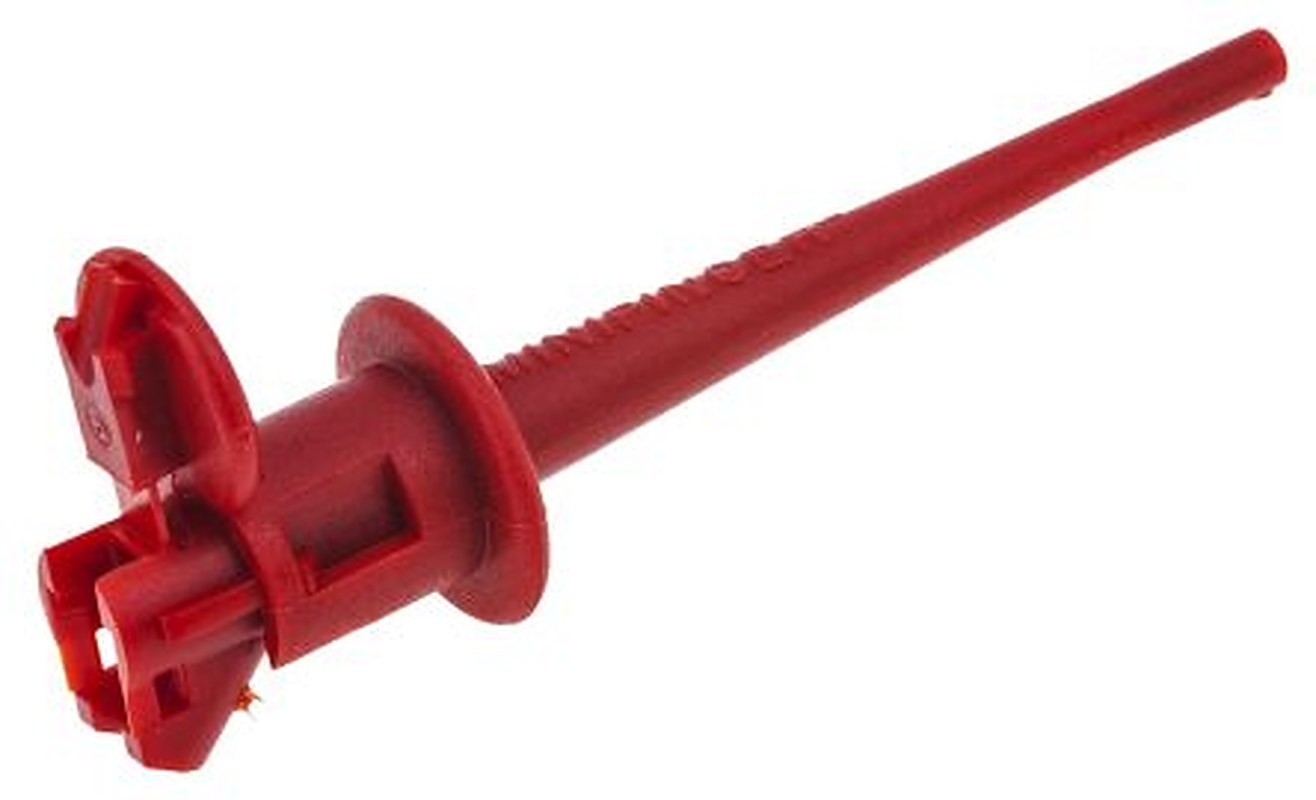 Fluke Red Mini Test Clip, 2.79 mm Tip Size, 5A