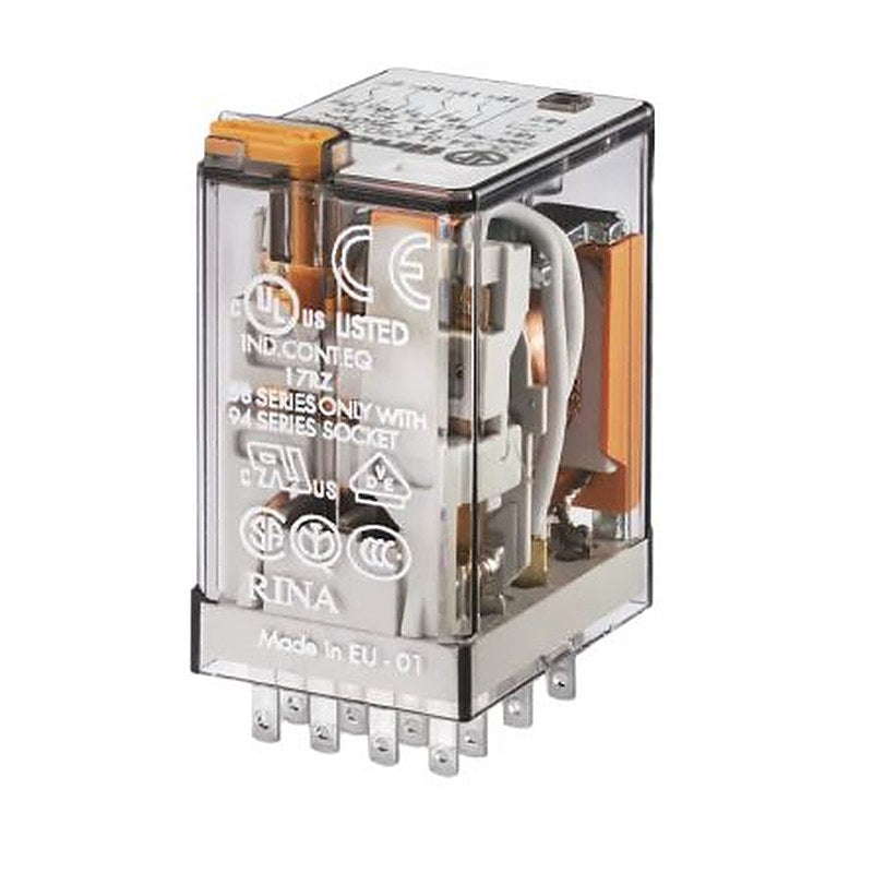 Finder PCB Non-Latching Relay, 230V Coil, 7A Switching Current, 4 CO