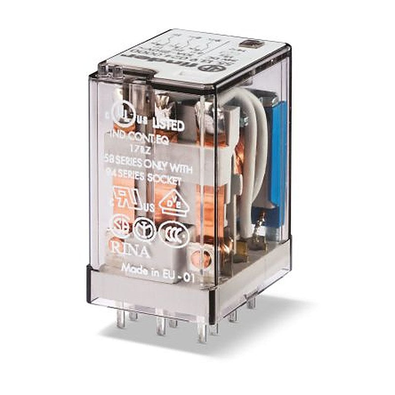 Finder PCB Relay, 60V ac Coil, 10A Switching Current, 3PDT