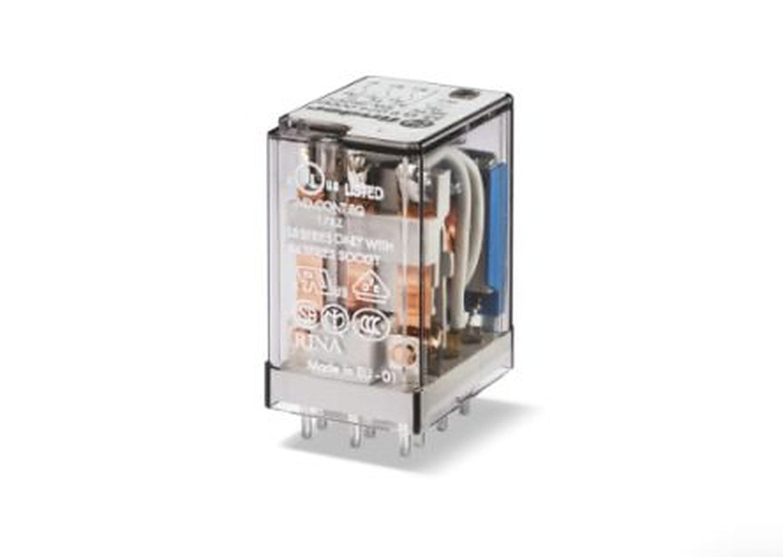 Finder Relay, 125V dc Coil, 10A Switching Current, 3PDT