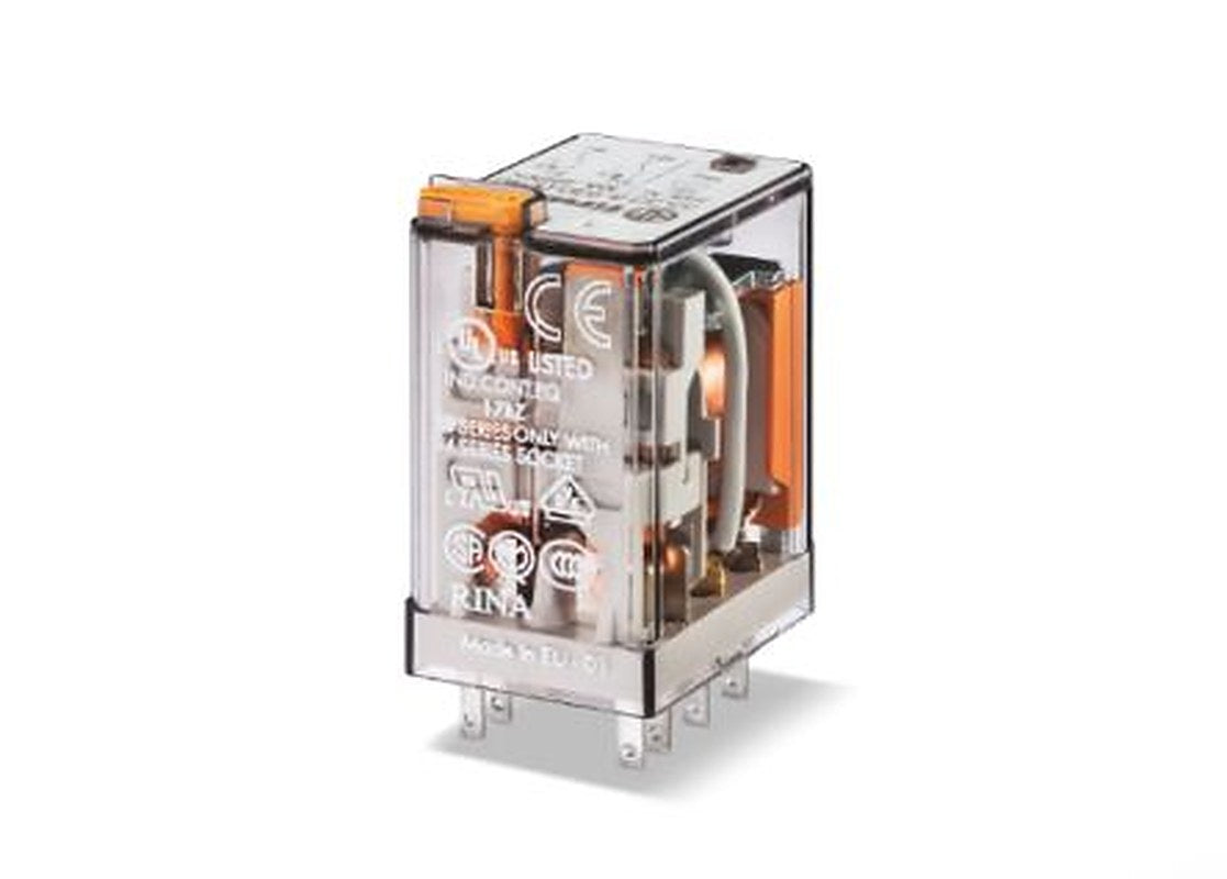 Finder Plug-in Relay, 220V dc Coil, 10A Switching Current