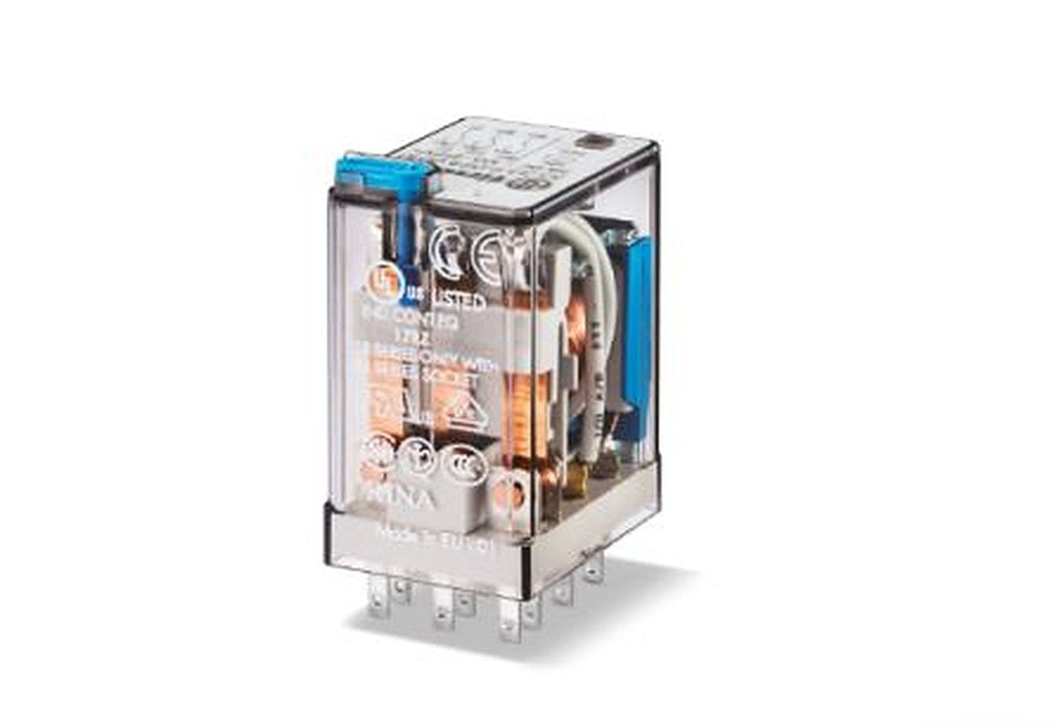 Finder Plug-in Relay, 24V dc Coil, 10A Switching Current