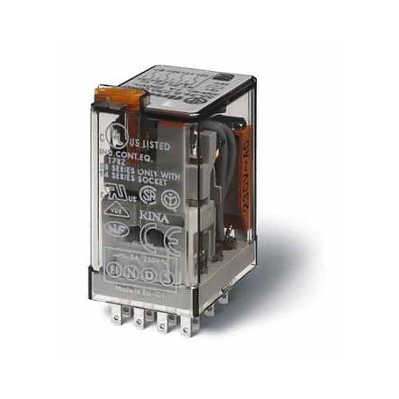 Finder Relay, 12V dc Coil, 7A Switching Current, 4 CO