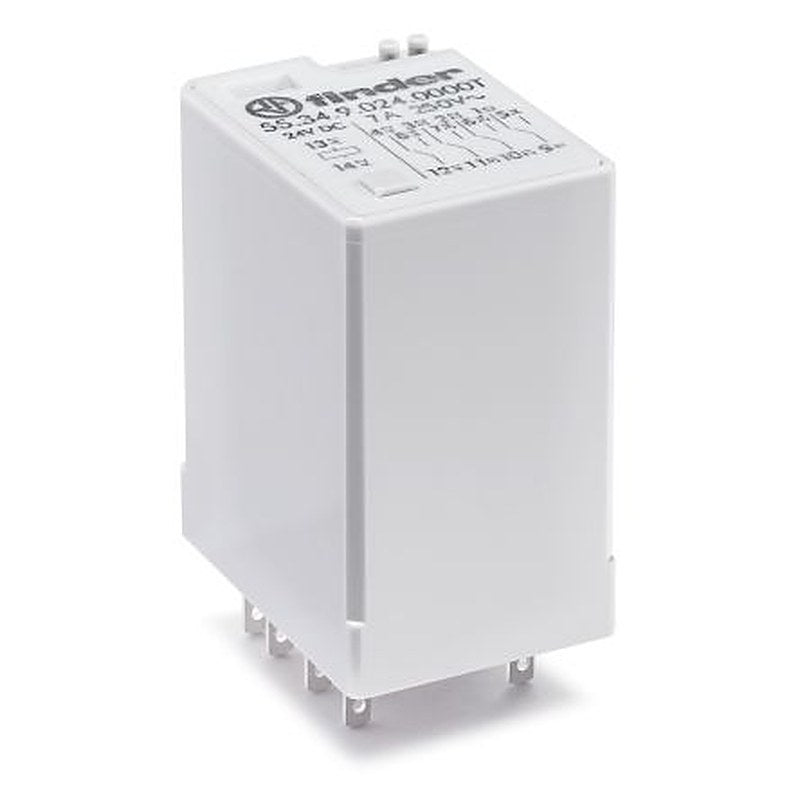 Finder Relay, 24V dc Coil, 7A Switching Current, 4 CO