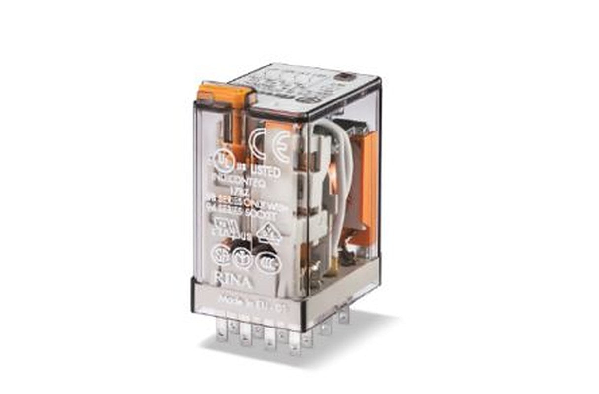 Finder Plug-in Relay, 125V dc Coil, 7A Switching Current