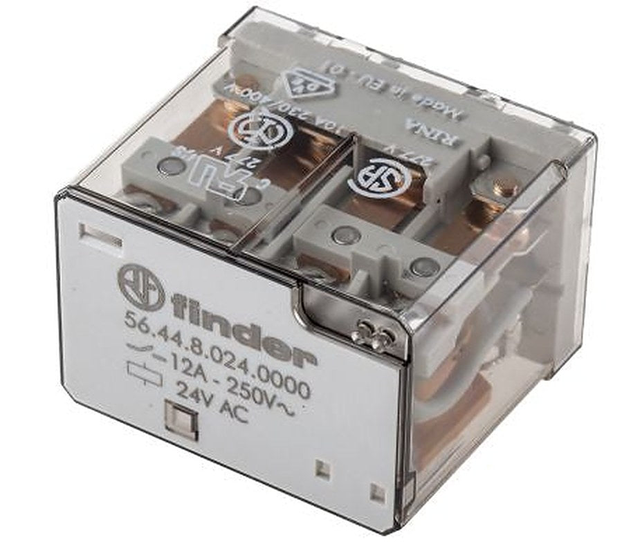 Finder PCB Power Relay, 24V ac Coil, 12A Switching Current, 4PDT