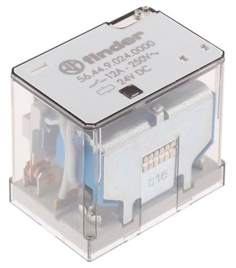 Finder PCB Power Relay, 24V dc Coil, 12A Switching Current, 4PDT