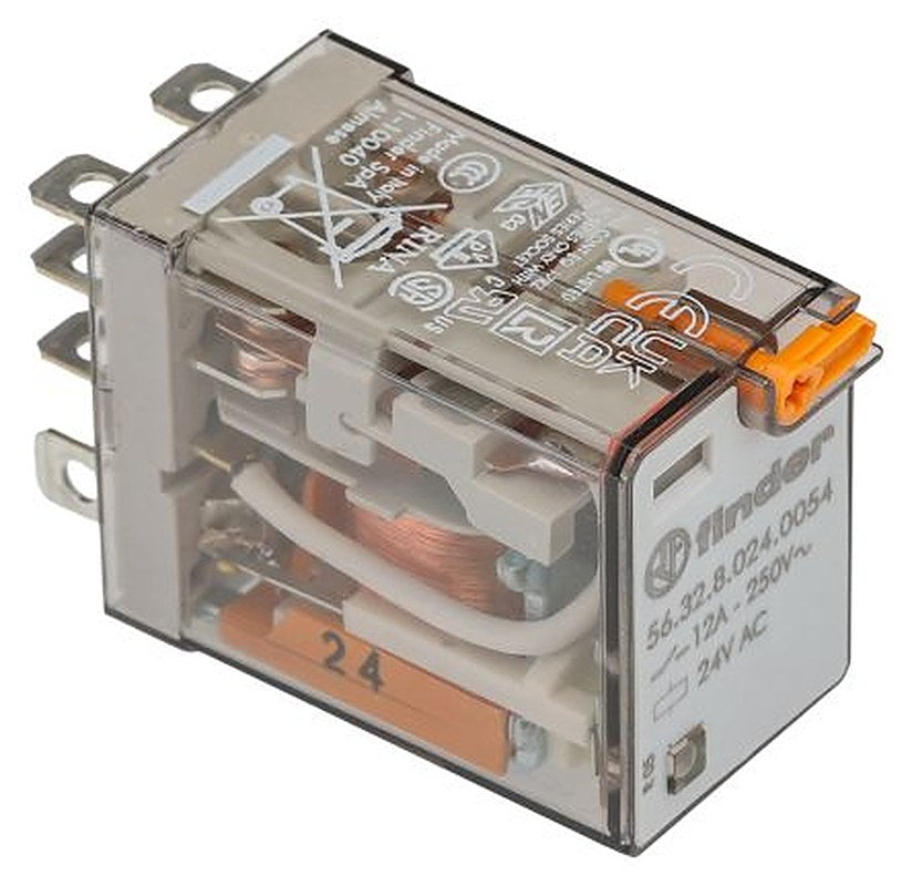 Finder Power Relay Module, 24V ac Coil, 20A Switching Current, 2 CO