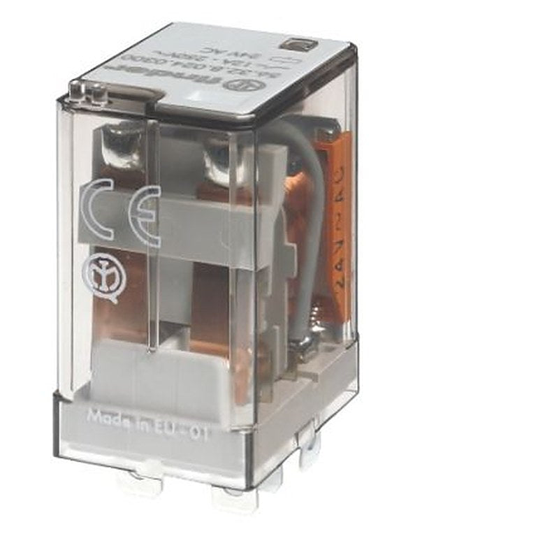 Finder Flange Relay, 120V ac Coil, 12A Switching Current, 2 CO