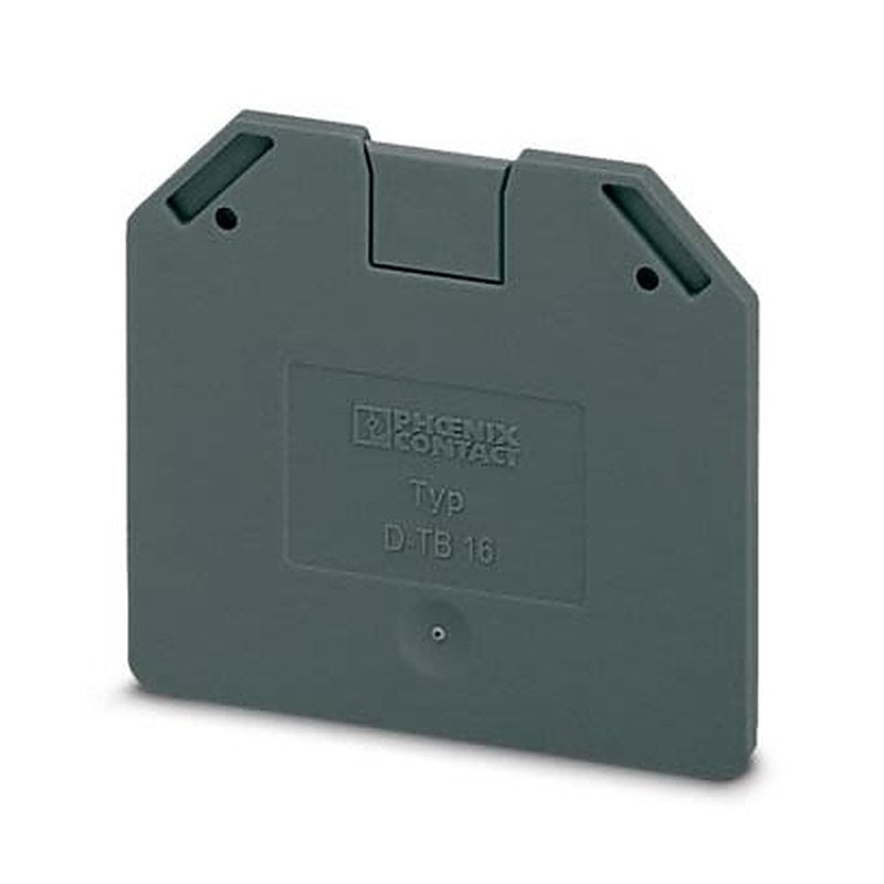 Phoenix Contact TB Series End Cover for Use with Terminal Block, EFUP-E