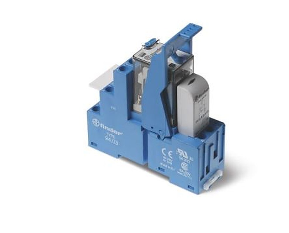 Finder 58 Series Interface Relay, DIN Rail, 24V Coil, 3PDT, 40mA