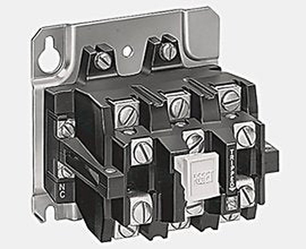 592 NEMA Eutectic Alloy Overload Relay, Manual Reset, Open, , 68A, 1 Pole, N.O.-N.C. Contacts