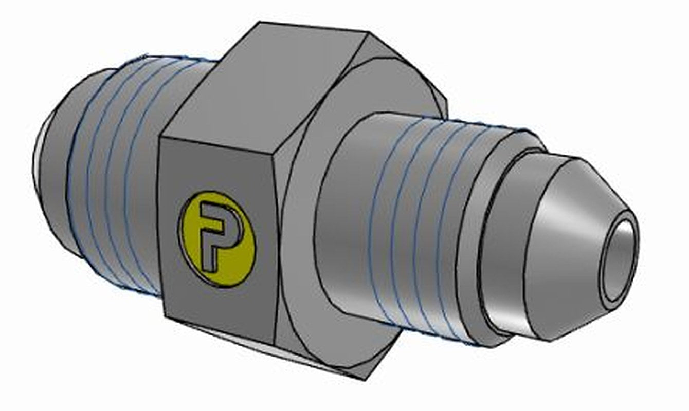 Parker 6-4HMTXS Hydraulic Fitting Male, 37 °, Steel, 0.56 in Hose ID
